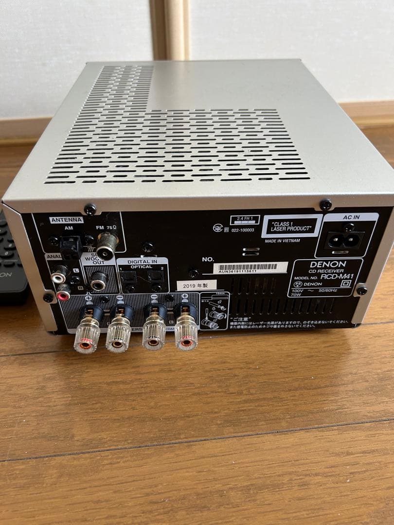 DENON RCD-M41 CDレシーバー　シルバー