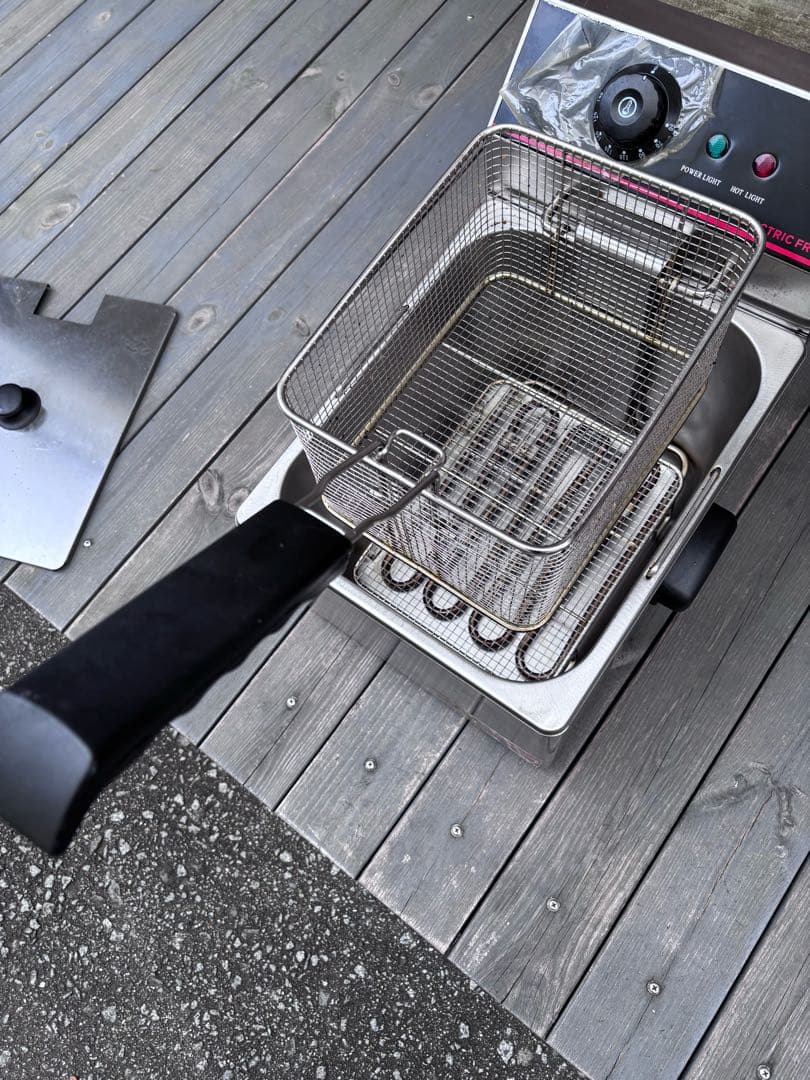 電気フライヤー ダイヤル式温度調整