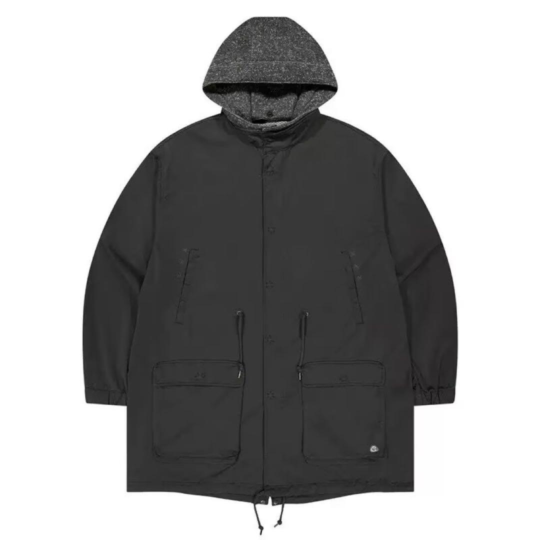 COYSEIO WASHED MILITARY ジャケット ダークグレー