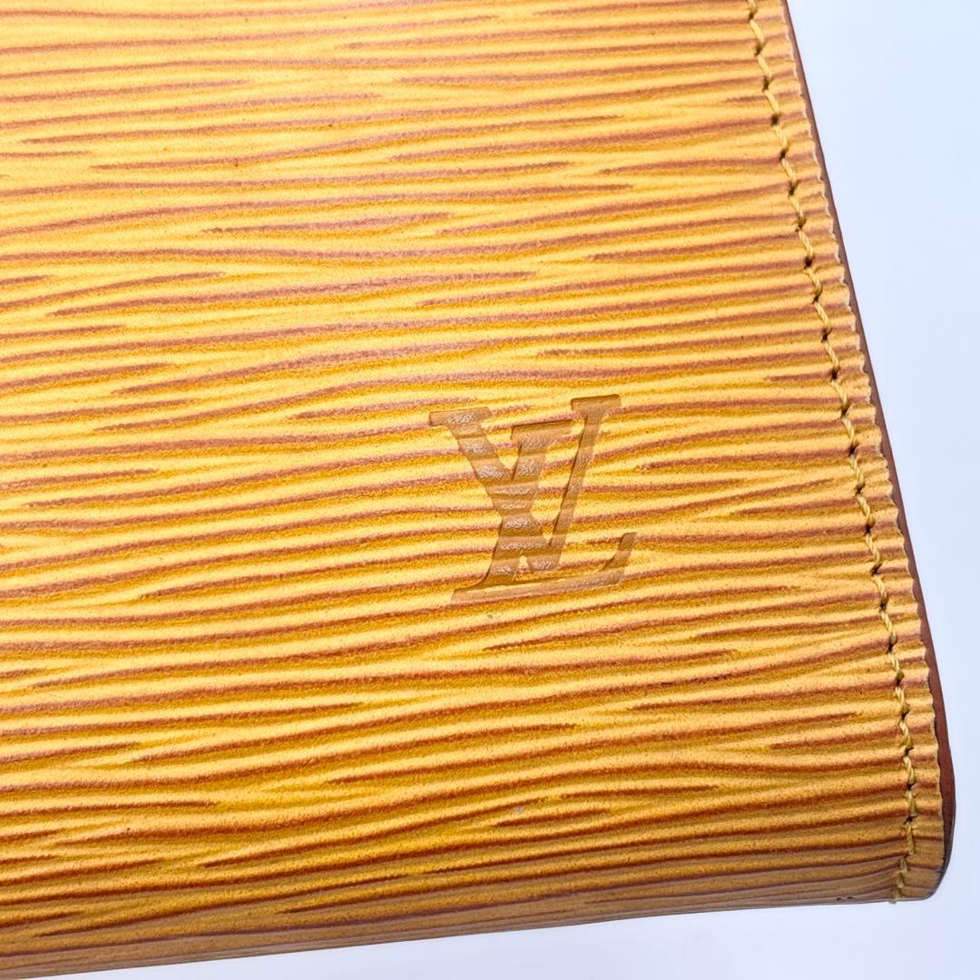 ルイヴィトン M52959 エピ ポシェット アクセソワール ポーチ イエロー