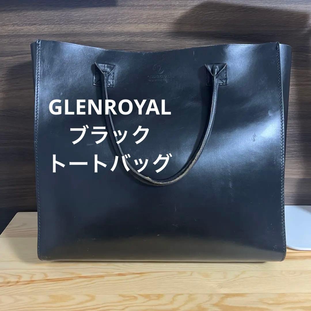 GLEN ブラック トートバッグ