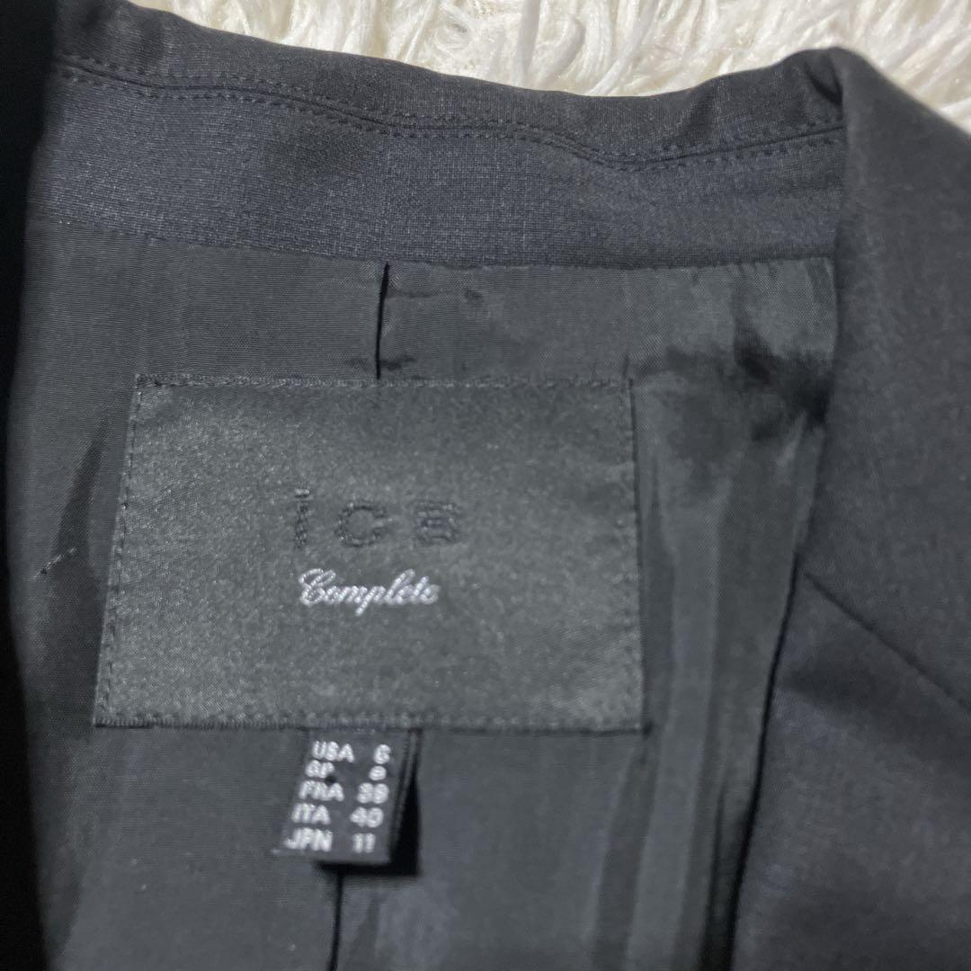 極美品【iCB】アイシービー complete パンツスーツ　日本製　11号