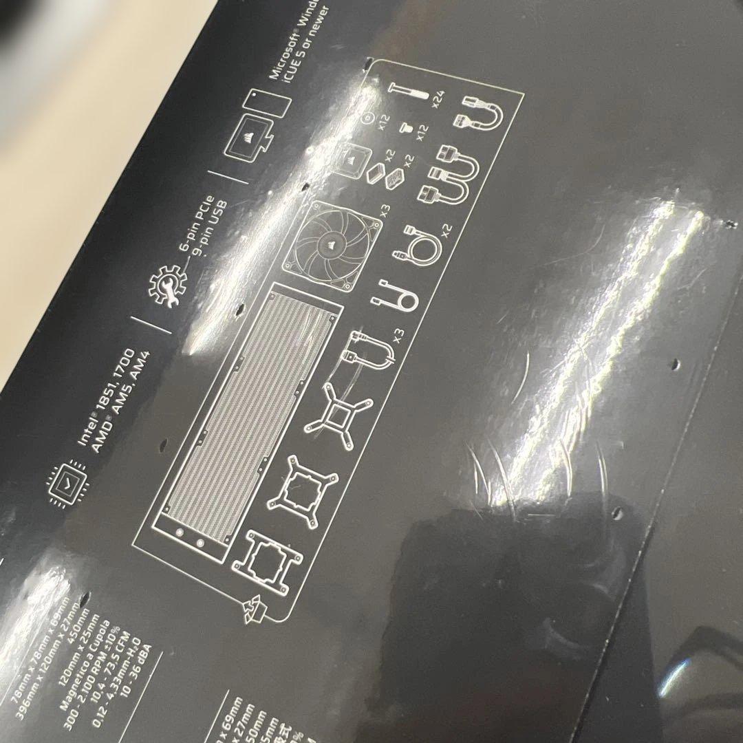 510197 CORSAIR iCUE LINK TITAN 360ラジエーター