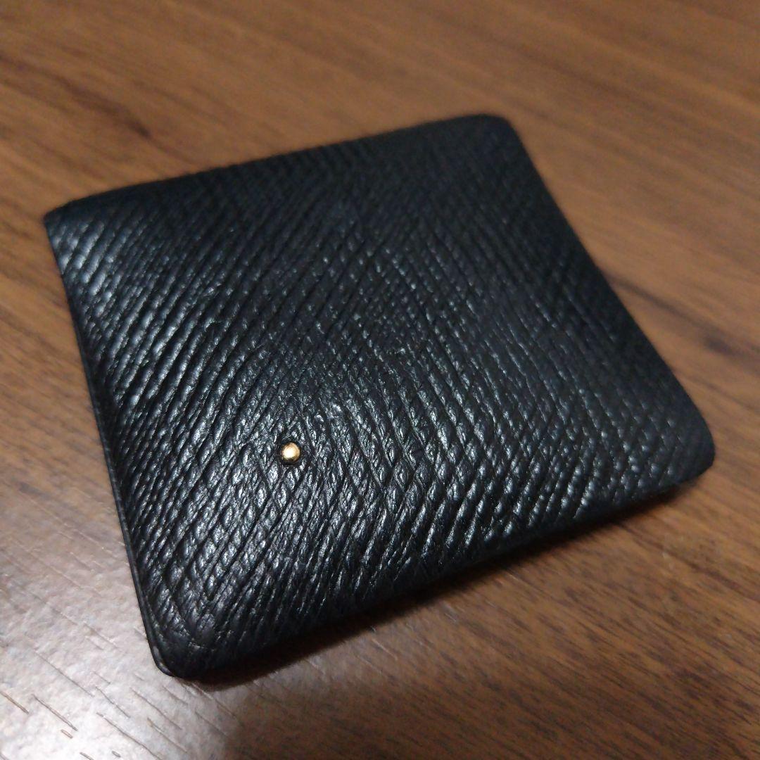 t.mbh 牛革ヴォリンカ　 二つ折りケース　 えくぼ18KPG付き