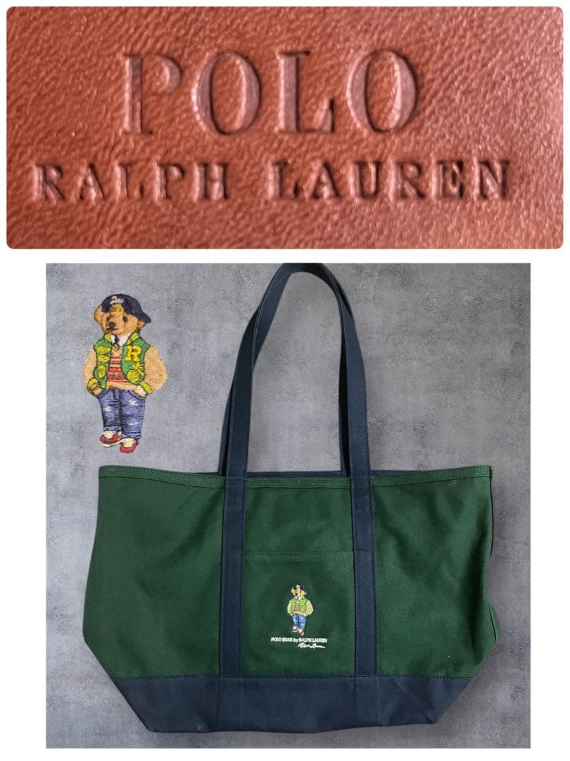24aw 現行　ポロラルフローレン ralph ポロベア　トートバッグ