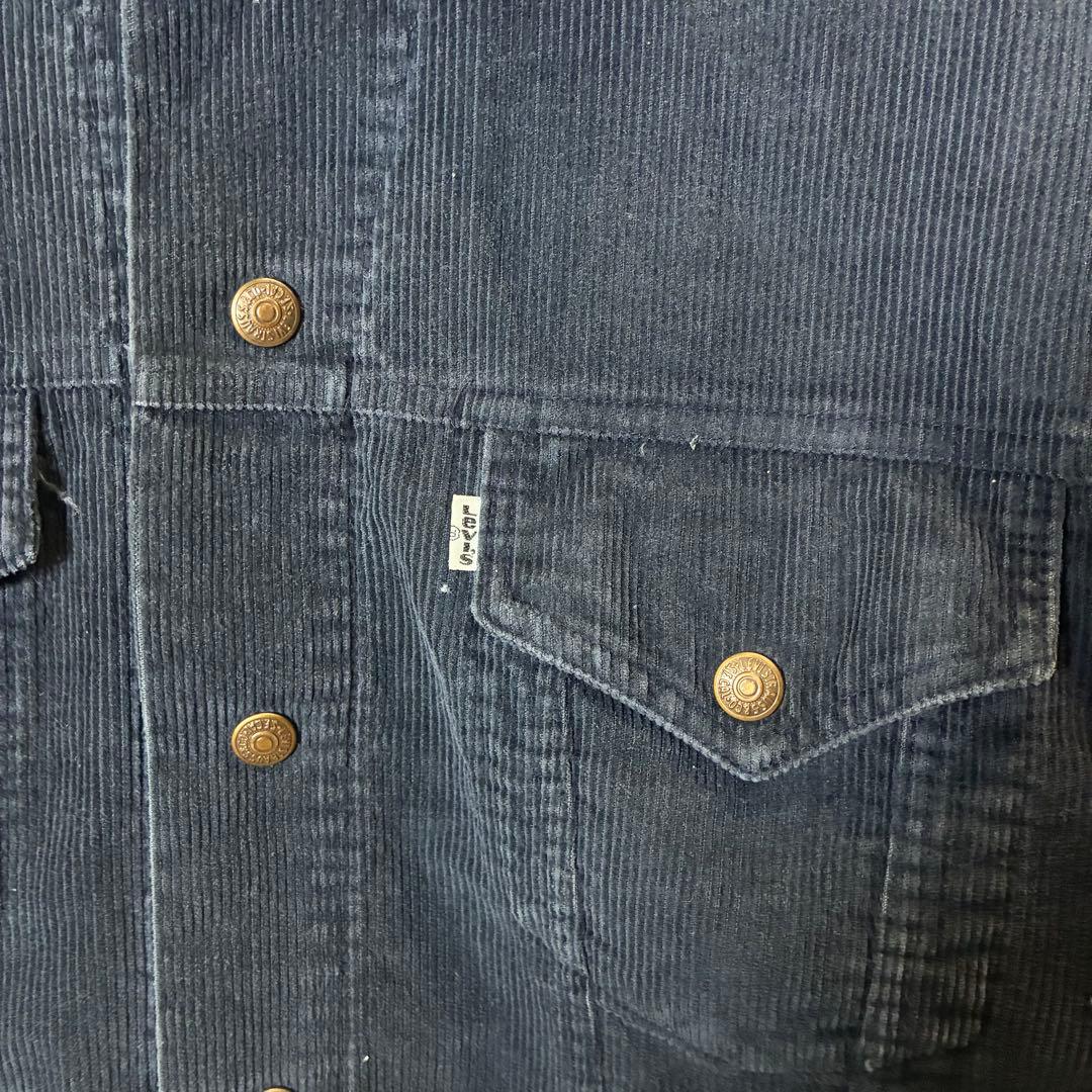 70s〜80s Levi’s コーズトラッカージャケット　黒　リーバイス