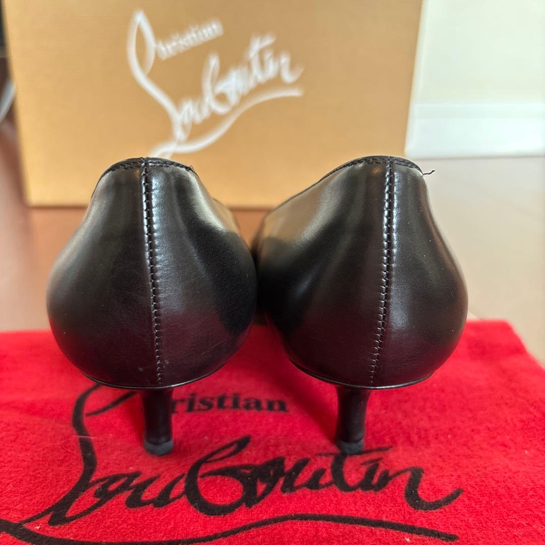 新品　クリスチャンルブタン　ブラックパンプス　35