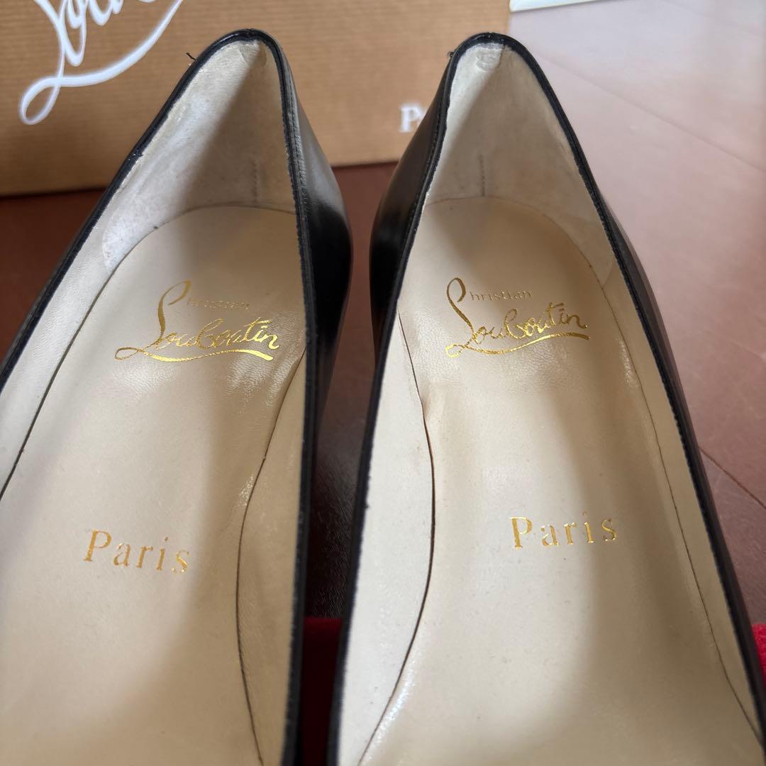新品　クリスチャンルブタン　ブラックパンプス　35