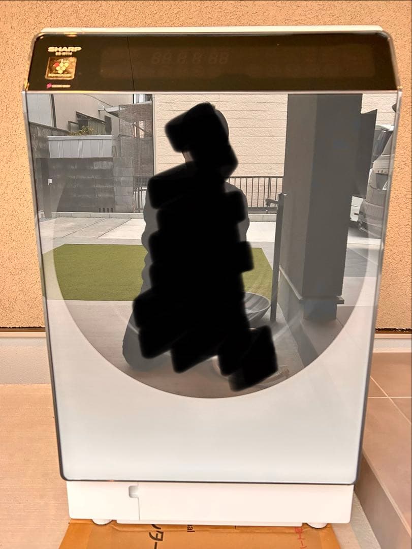 SHARP ドラム式洗濯機　ES-W114-SL 2022年製　輸送用ボルト有り