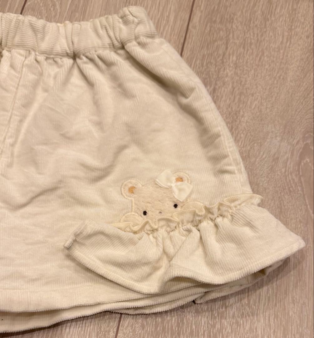 現行品　新品　familiarキュロット　80サイズ