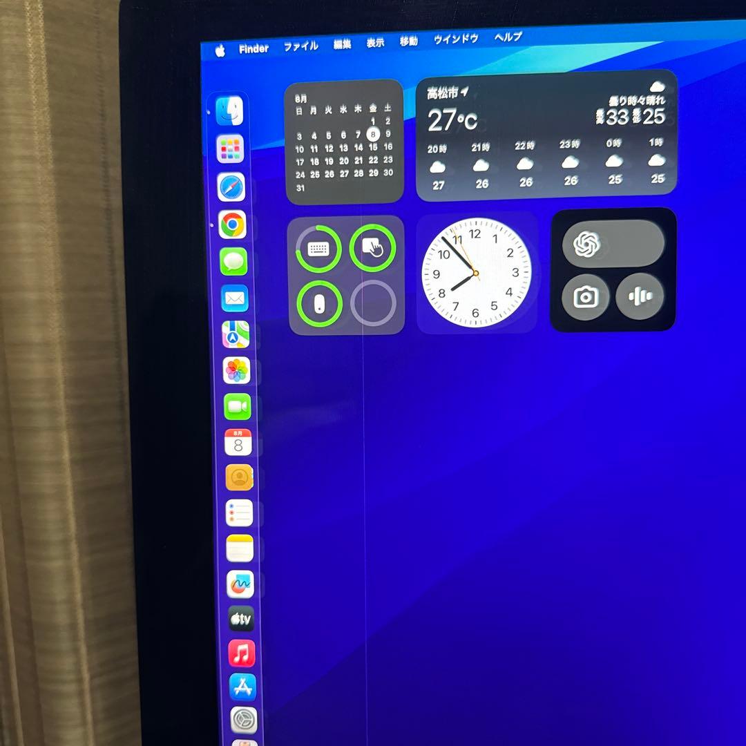 iMac 27インチ 5K シルバー 本体　2020年　ジャンクつんつく