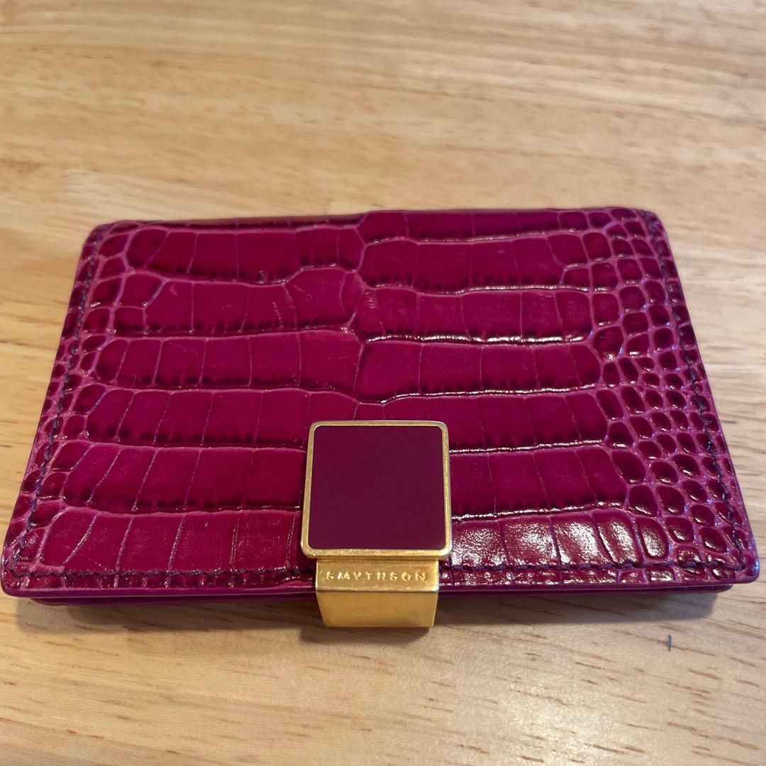 【美品】SMYTHON スマイソン　カードケース　名刺入れ