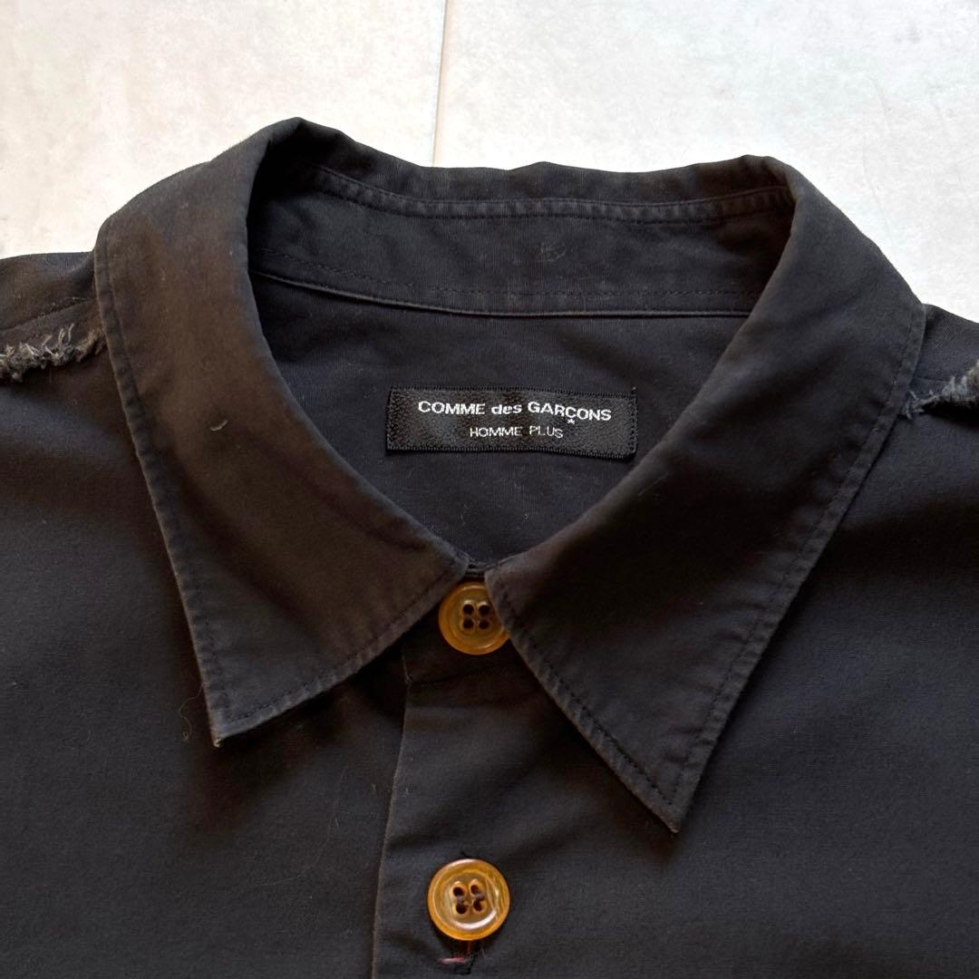 【archive】コムデギャルソンオムプリュス 飴ボタン カットオフシャツ