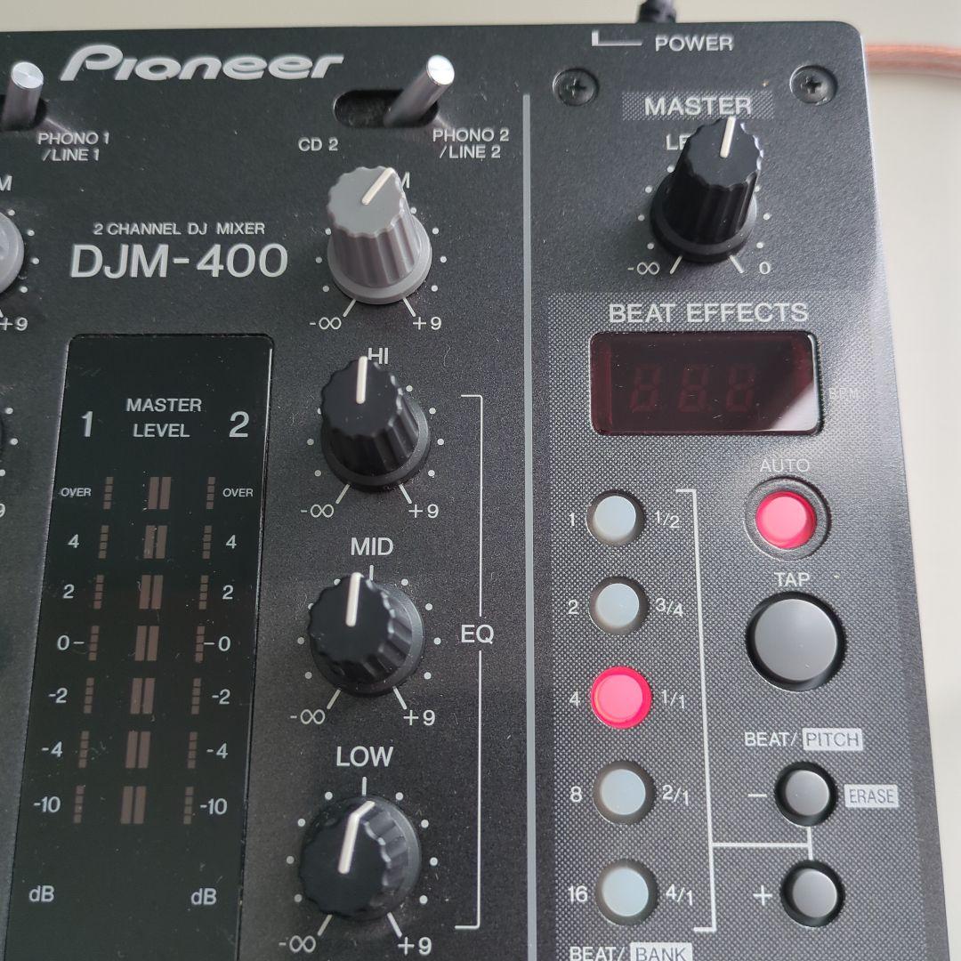 ルルルPioneer DJM-400 DJミキサー 08年製　美品