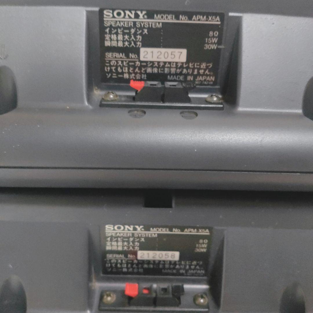 SONY APM-X5A 平面2ウェイスピーカー ペア 2個セット　シリアル連番