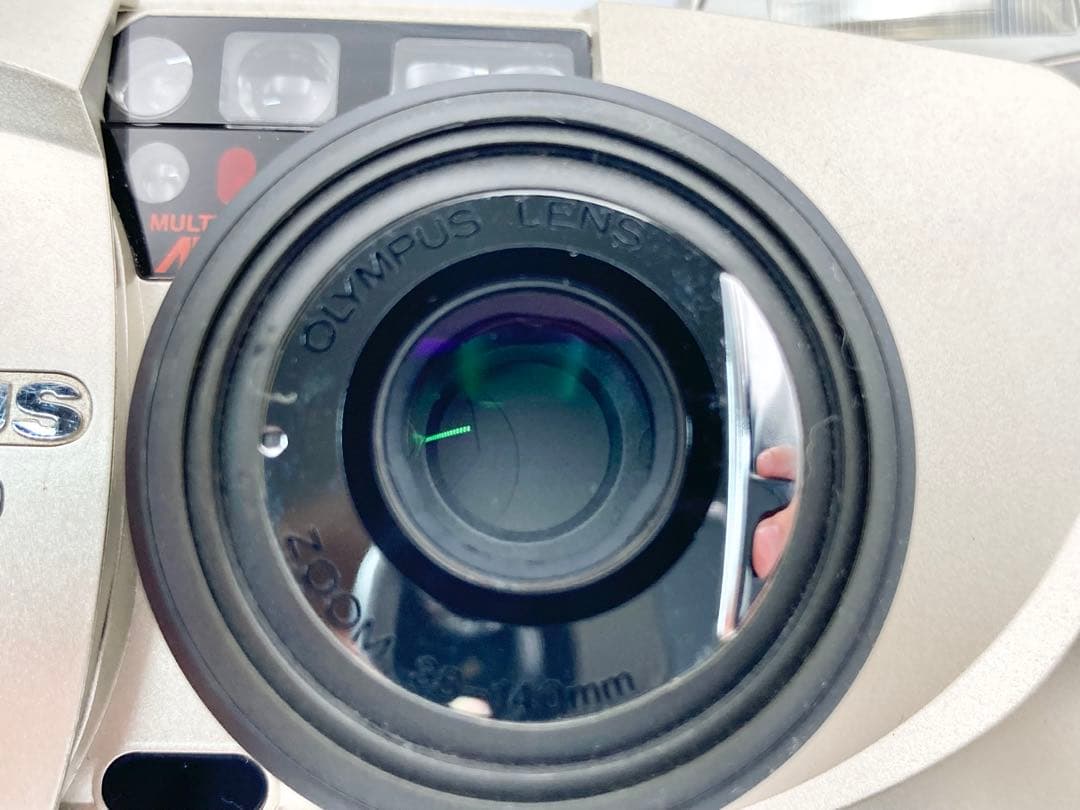 【完動品】μ-zoom 140　コンパクトカメラ　動作確認済み　C64