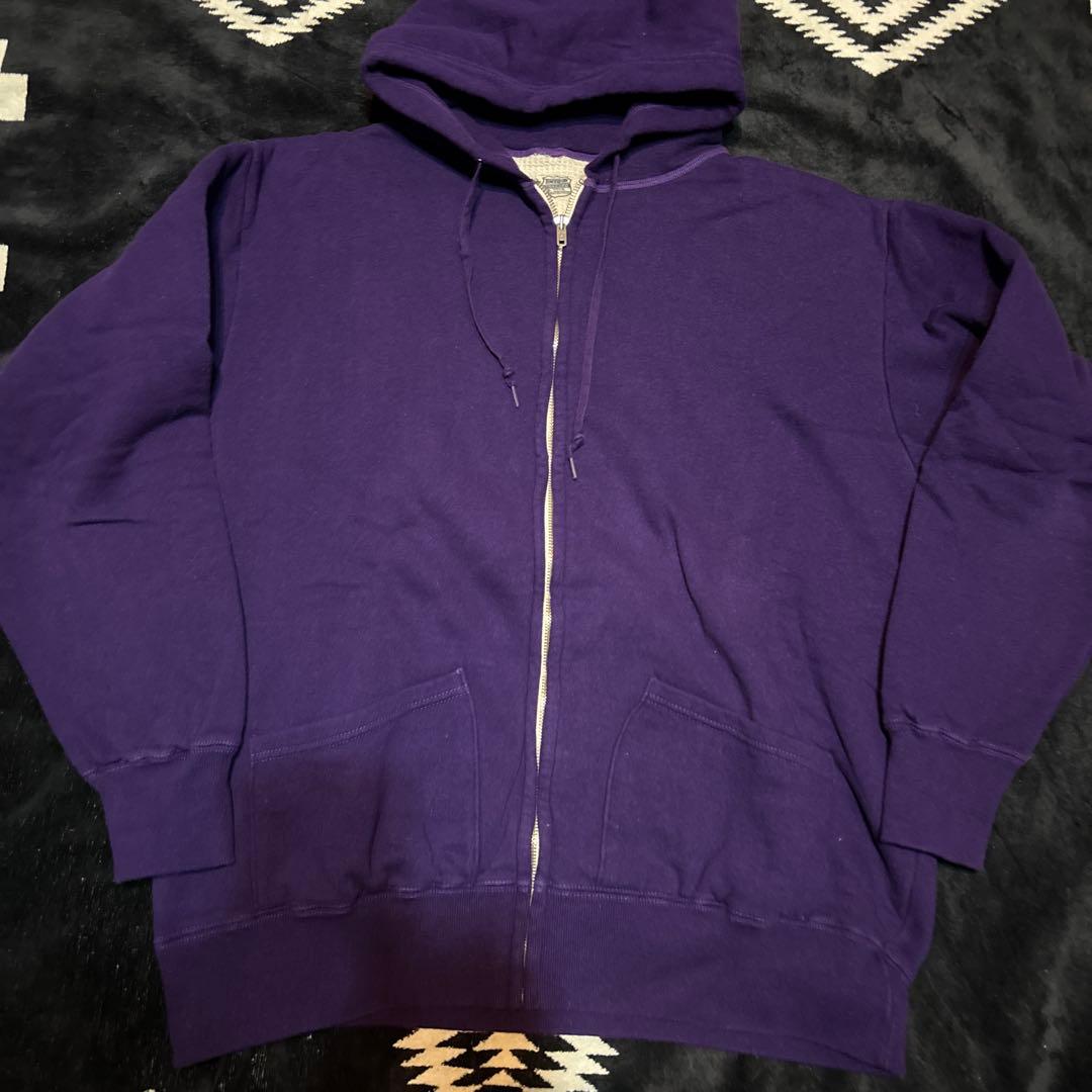 テンダーロイン　裏サーマル　フルジップパーカー　希少　Lサイズ パープル