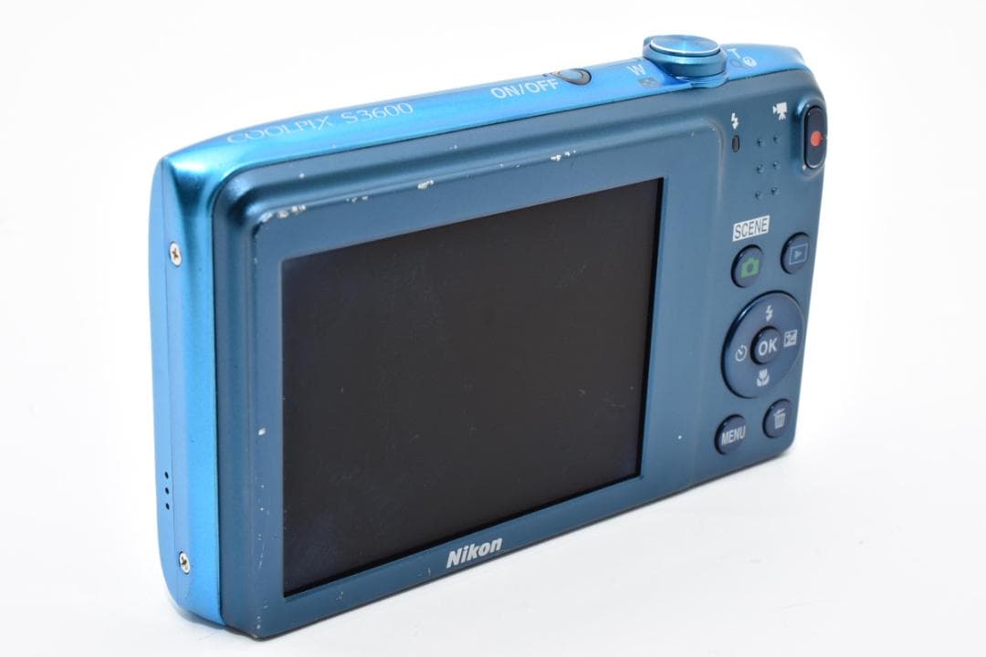 【美品】Nikon COOLPIX S3600 ブルー　動作確認済