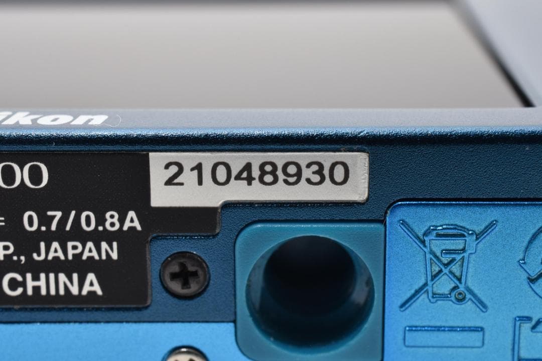 【美品】Nikon COOLPIX S3600 ブルー　動作確認済