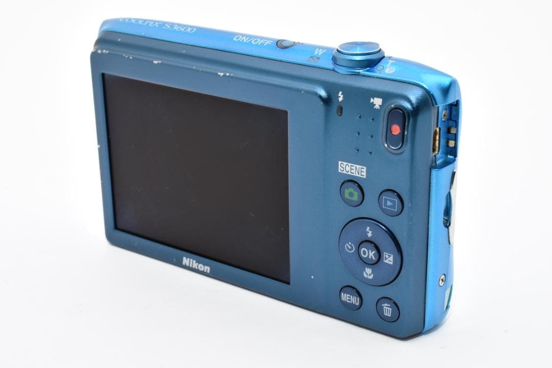 【美品】Nikon COOLPIX S3600 ブルー　動作確認済