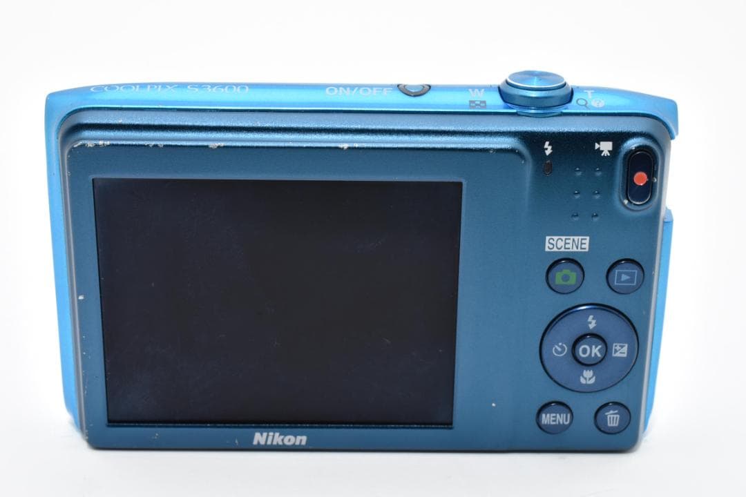 【美品】Nikon COOLPIX S3600 ブルー　動作確認済