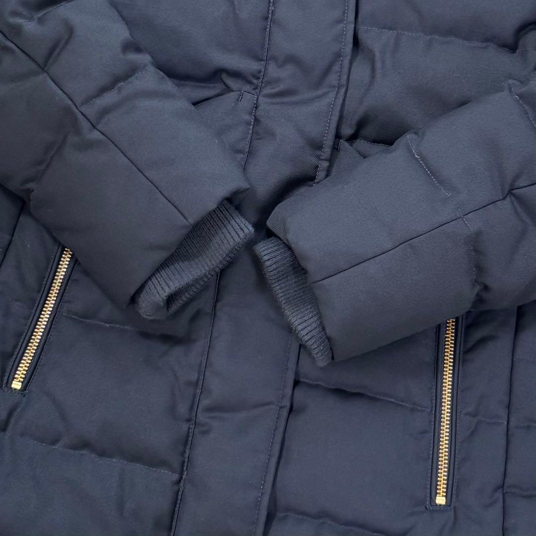 RUIRUE BOUTIQUE ラクーンファーサイドジップスリットダウンコート