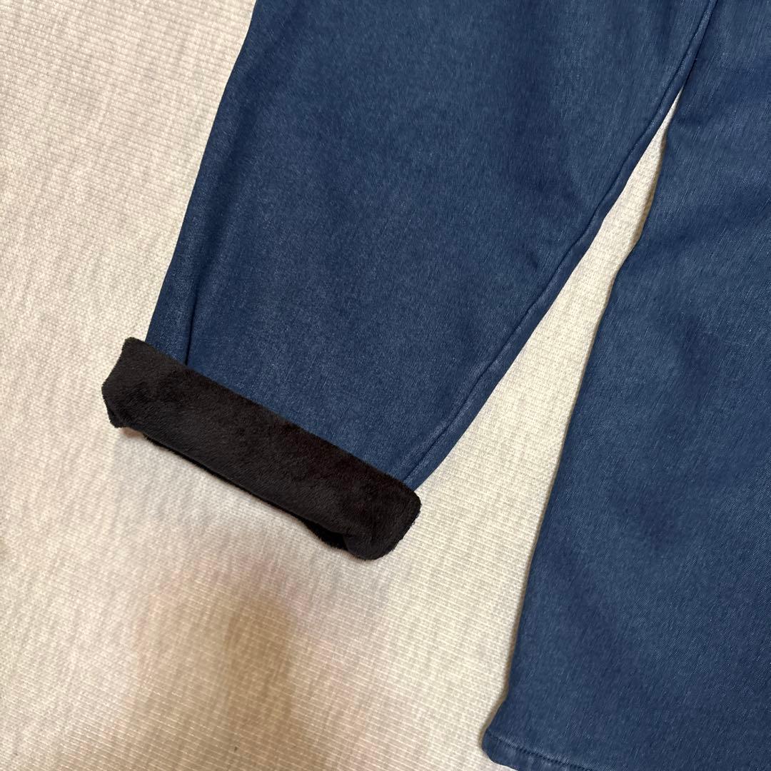 新品タグ付★ドラッグストアーズ★あったか裏起毛♪ストレッチデニムパンツ★