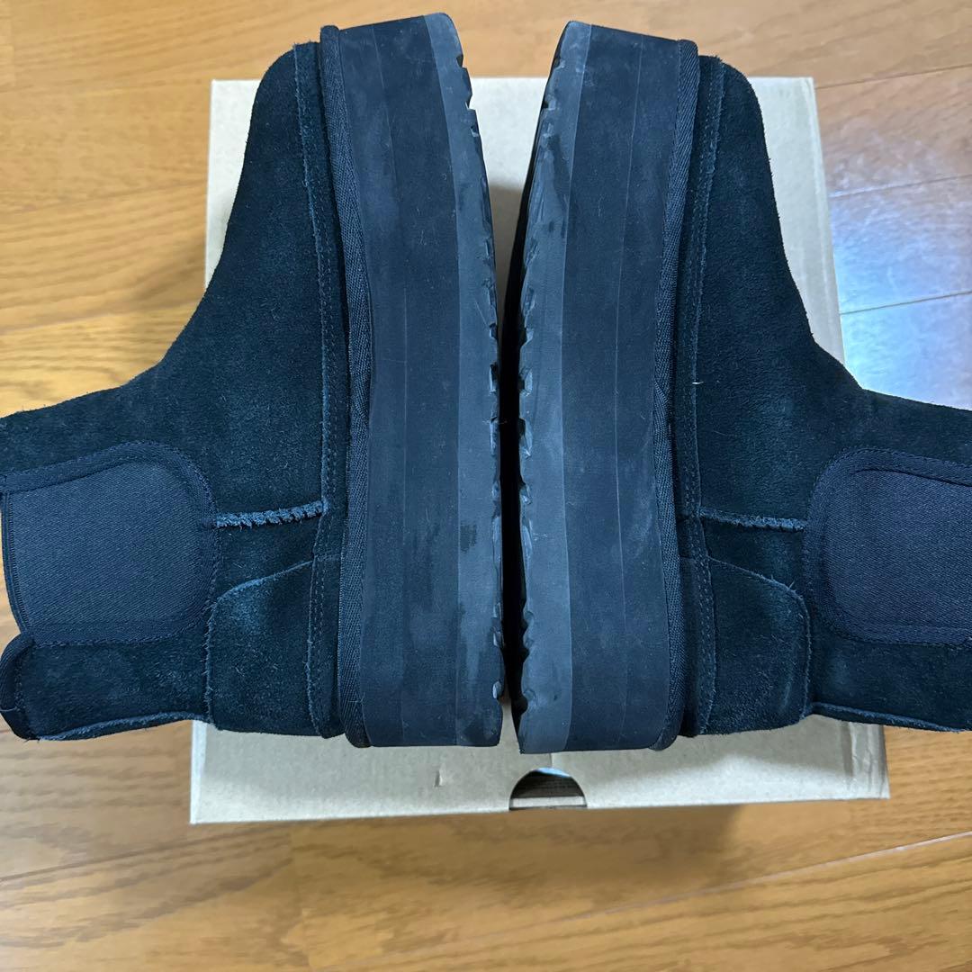 UGG黒 スエード チェルシーブーツ