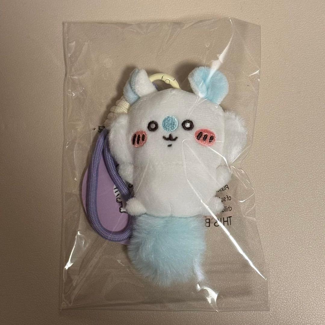 香港限定ちいかわ セブンイレブン まんまる目 モモンガ ぬいぐるみ キーホルダー