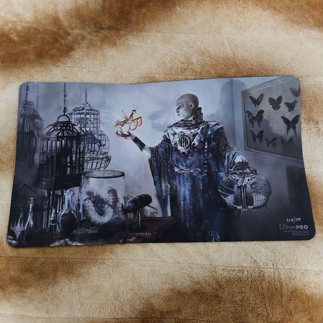 mtg　秘密を掘り下げる者　プレイマット　昆虫の逸脱者　サイン入り