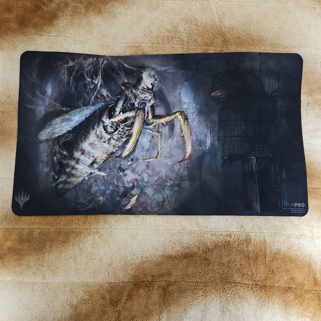 mtg　秘密を掘り下げる者　プレイマット　昆虫の逸脱者　サイン入り