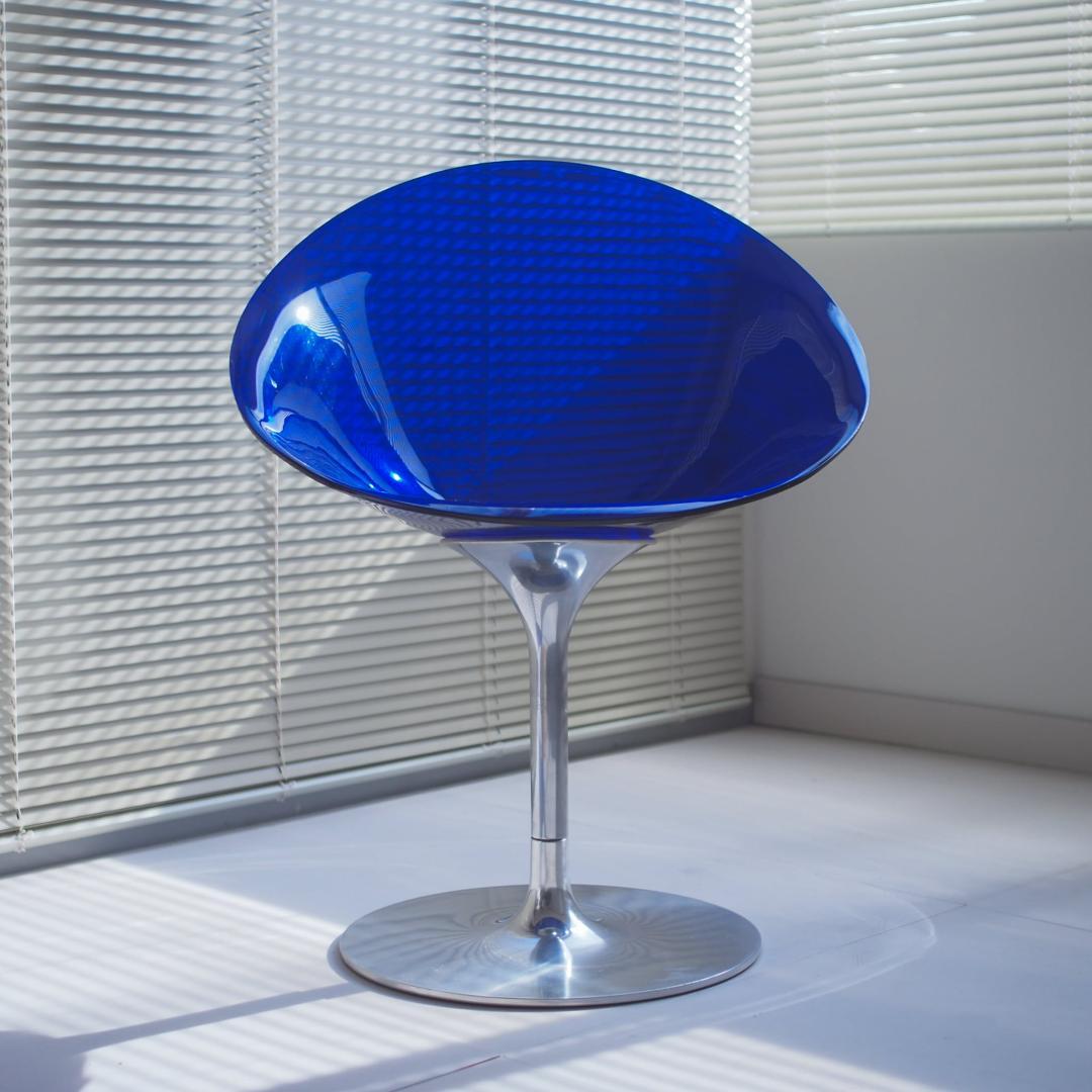 Kartell エロエスチェア 一本脚 青
