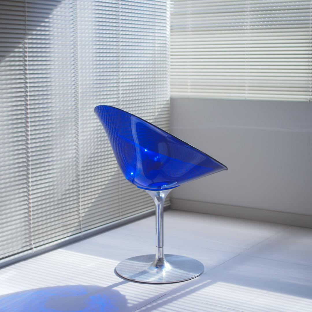 Kartell エロエスチェア 一本脚 青