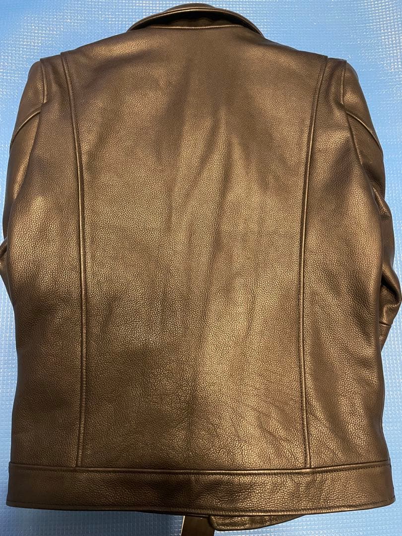 新品未使用タグ付き Liugoo本革 サイクロンダブルライダース オトコフクdx