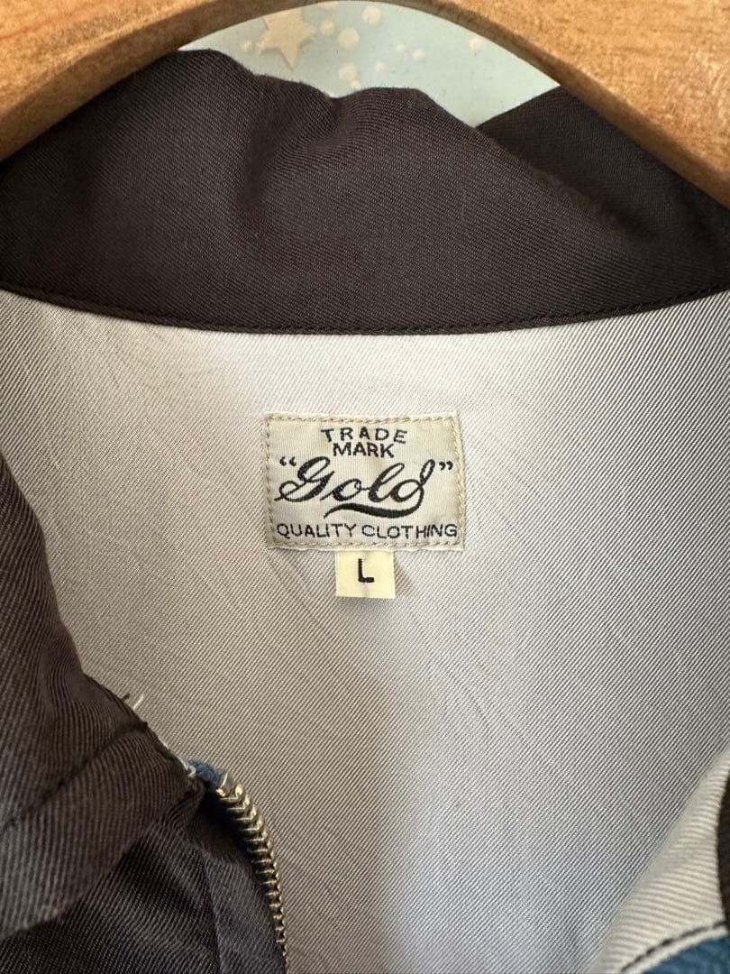 美品★GOLD ベトジャン L GL15258 ゴールド 東洋　　ベトナム