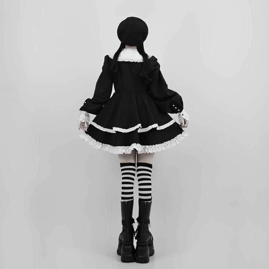 DimMoire ディムモアール 絶メイドワンピース black&white