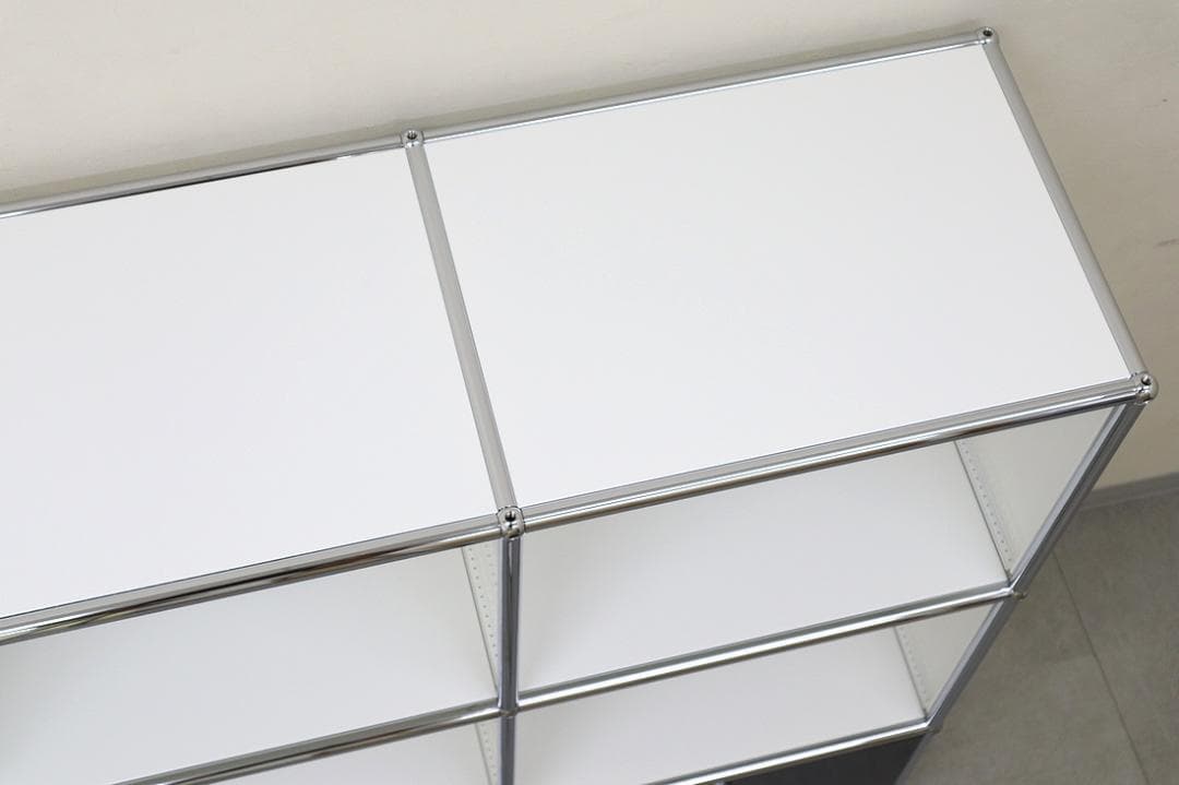 b 極美品 USM Haller ハラー キャビネット 3列3段 書棚 飾り棚