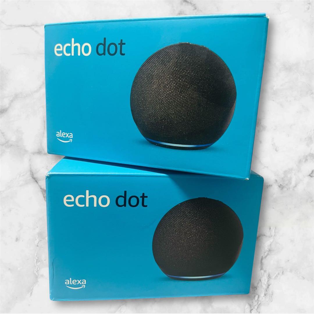【美品】Echo Dot 第5世代 2台セット（チャコール）