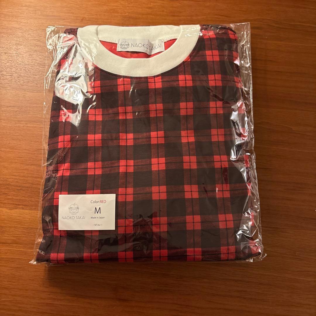NAOKO TAKAI 赤チェックパジャマM