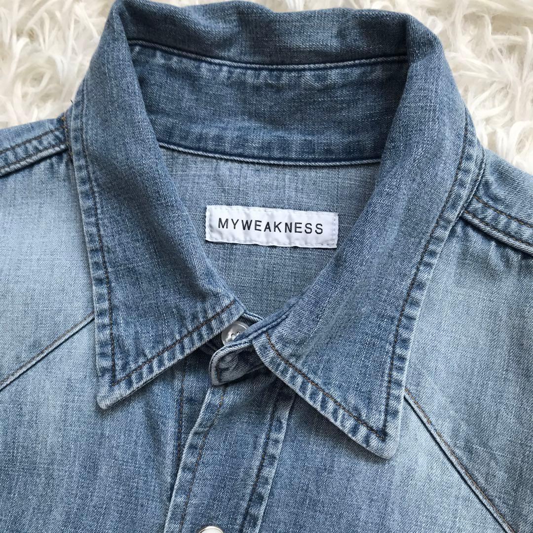 マイウィークネス Billy Shirt デニムシャツM オーバーサイズ