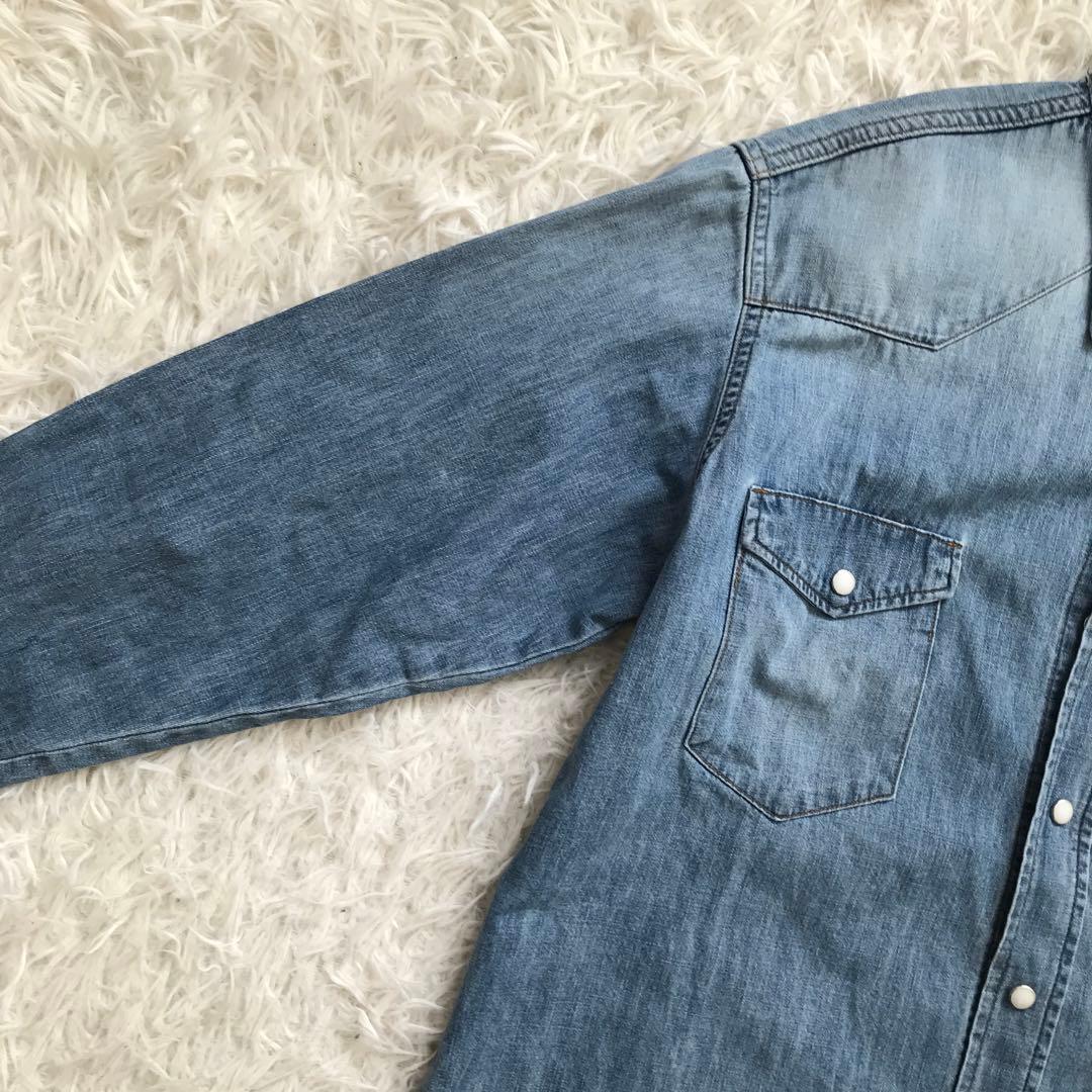 マイウィークネス Billy Shirt デニムシャツM オーバーサイズ