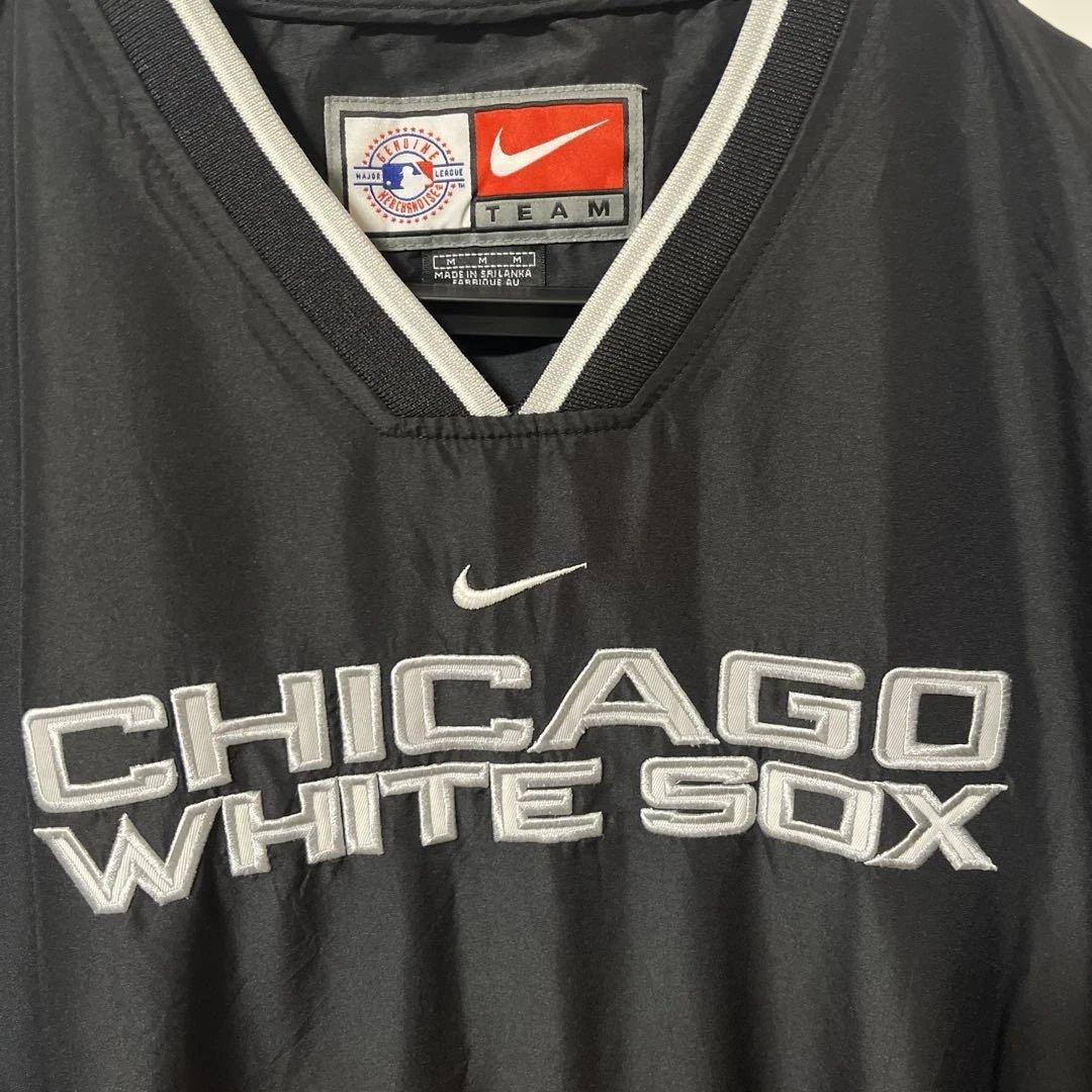 な*∞様 極美品　ナイキ シカゴ ホワイトソックス プルオーバー Ｖジャン 村上