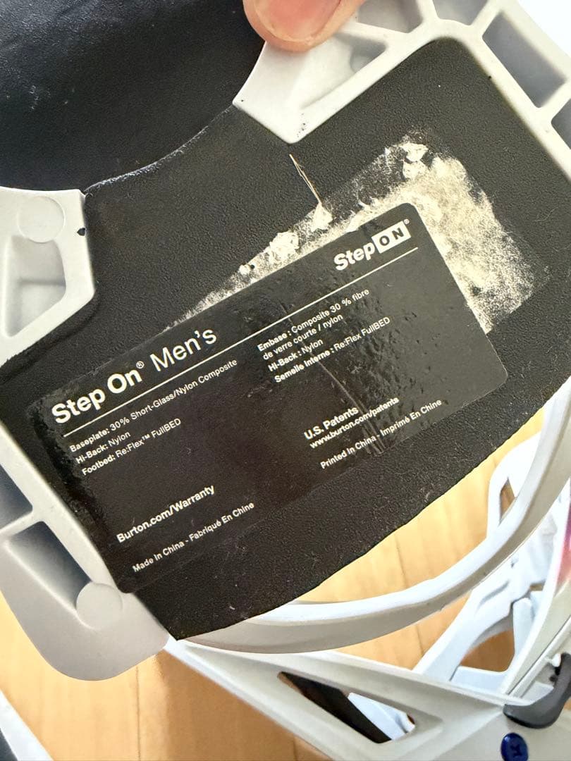 BURTON STEP ON ステップ 26.5cm ビンディング　Mサイズ