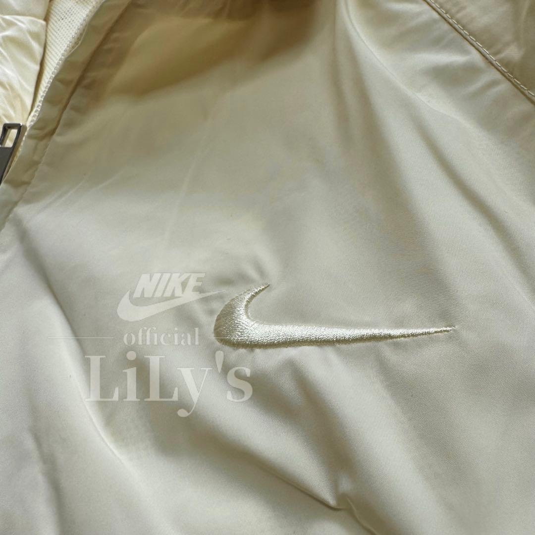 【Ｌサイズ】NIKE上下セットアップ　オフホワイト　ウーブン　ビッグスウォッシュ