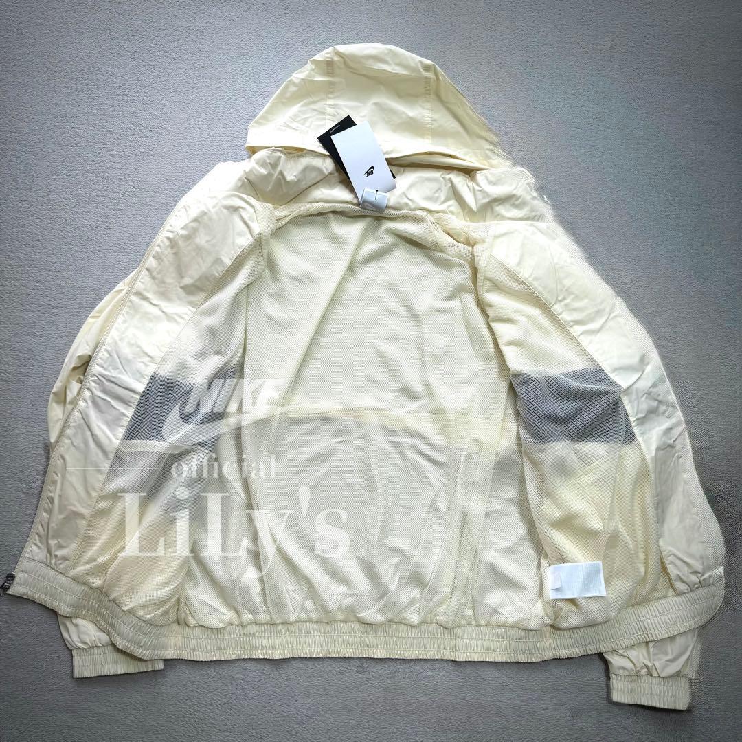 【Ｌサイズ】NIKE上下セットアップ　オフホワイト　ウーブン　ビッグスウォッシュ