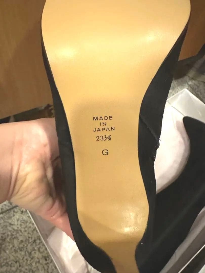 ダイアナ新品！ブラックスエードロングブーツ今季