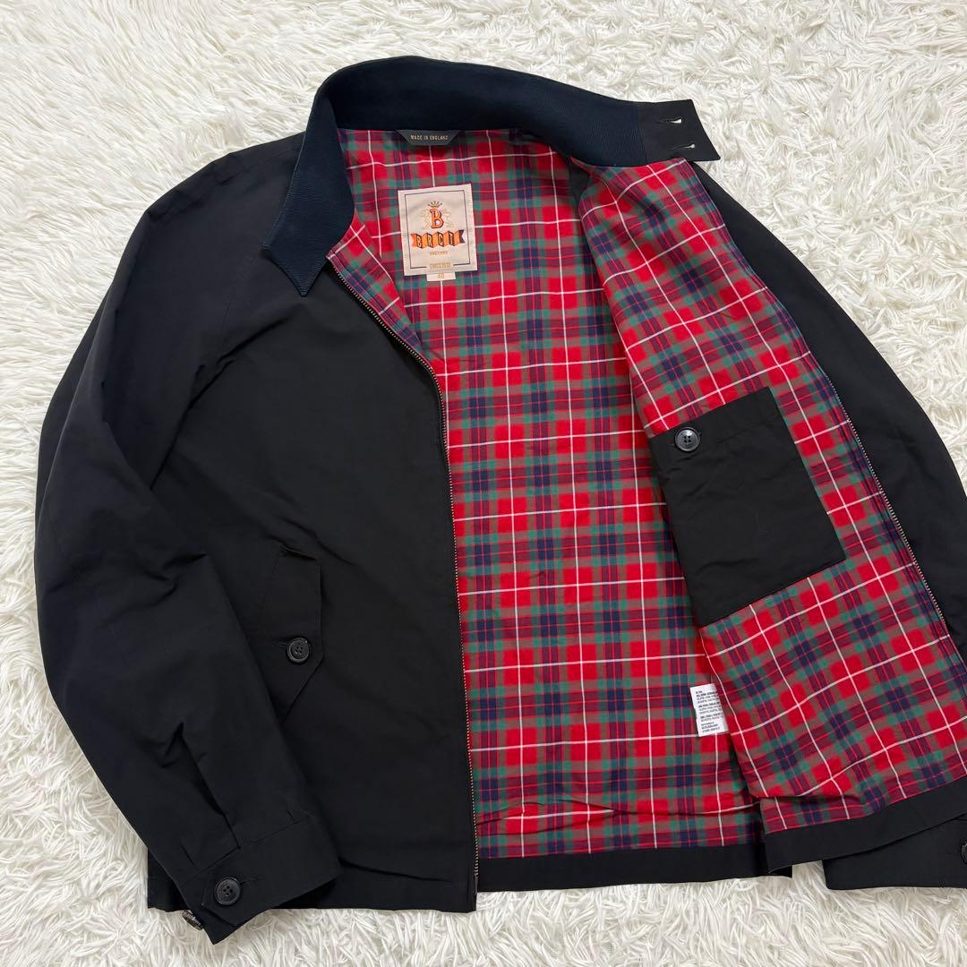 バラクータ G4ドライビングコート スイングトップ ブルゾン 40 黒 英国製