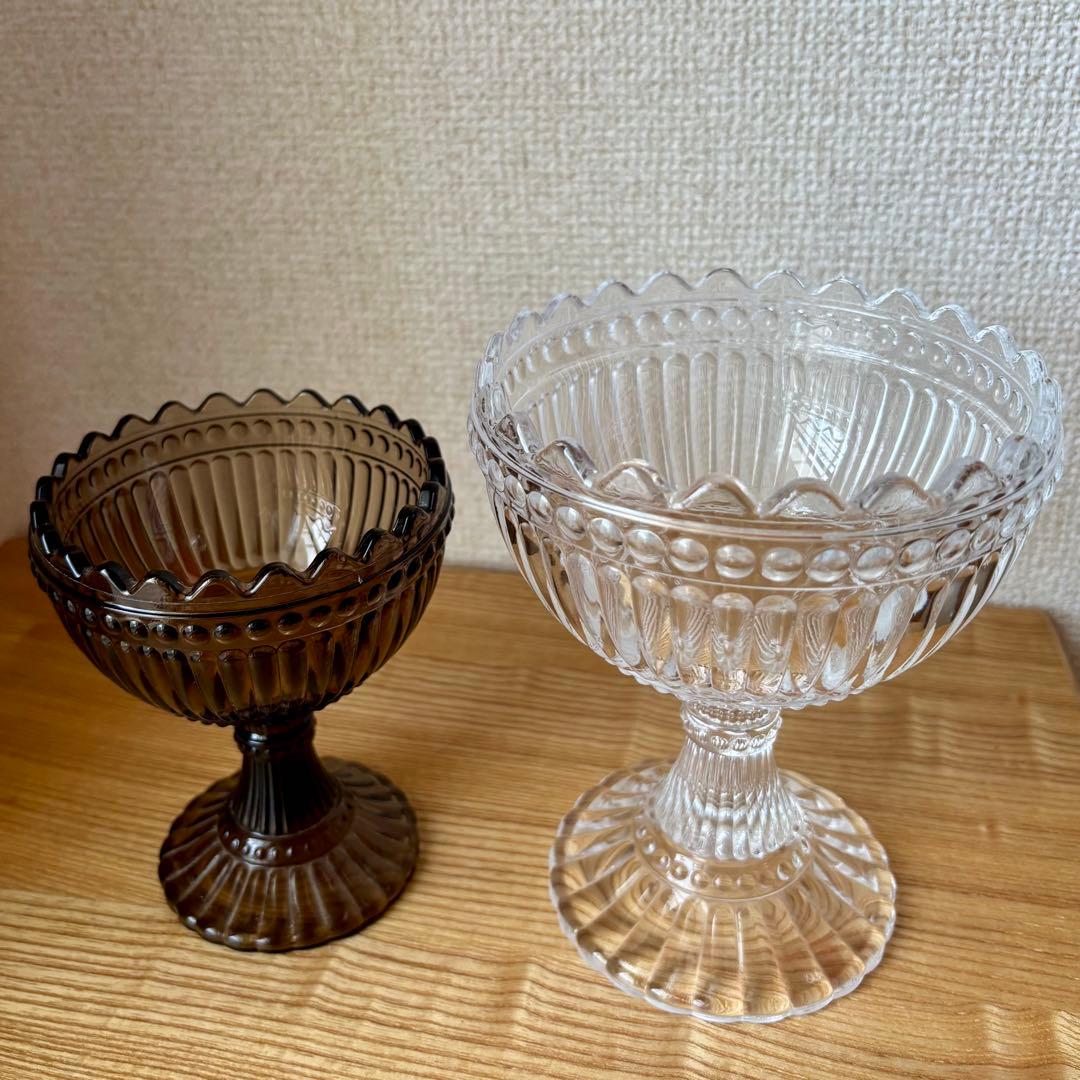 美品　イッタラ×マリメッコ　マリボウル クリアＬ＋サンド（廃盤）S 2点セット