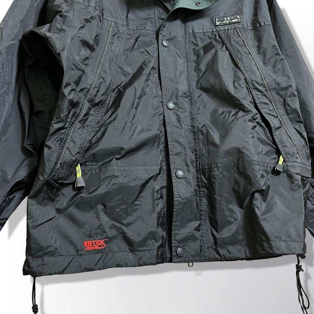 エディーバウアー ナイロンジャケット EBTEK 黒 アウトドア パーカー