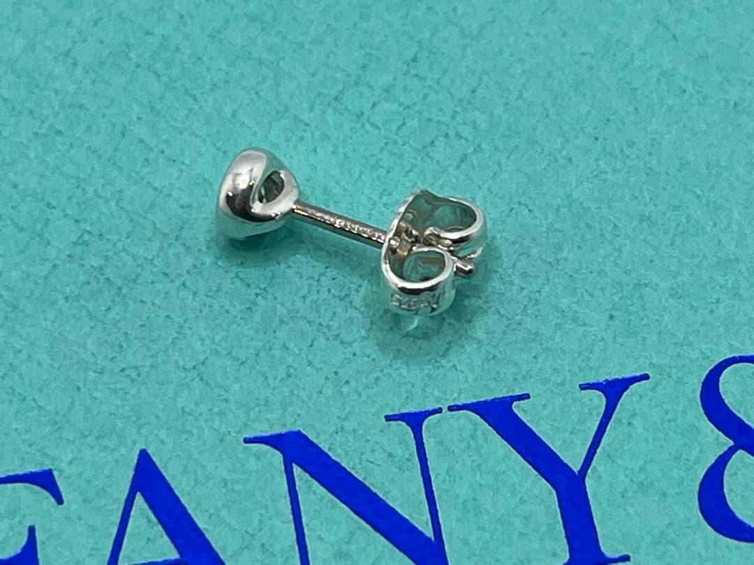 c720 ティファニー　バイザヤード　アクアマリン　ピアス　シルバー　925